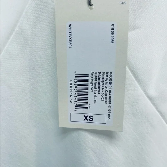 A New Day Dress Size XS Women’s Casual Or Evening Maxi White V-Neck - Picture 3 of 11